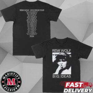 Remi Wolf The Big Ideas Tour 2024 Tour Dates Essentials Merch Tee Shirt Two Sides