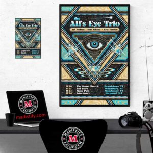 The All Eye Trio Featuring Ari Joshua Ben Atkind And Kris Yunker By Chris Gallen Start On Nov 20th 2024 At Battleboro US Home Decor Poster Canvas