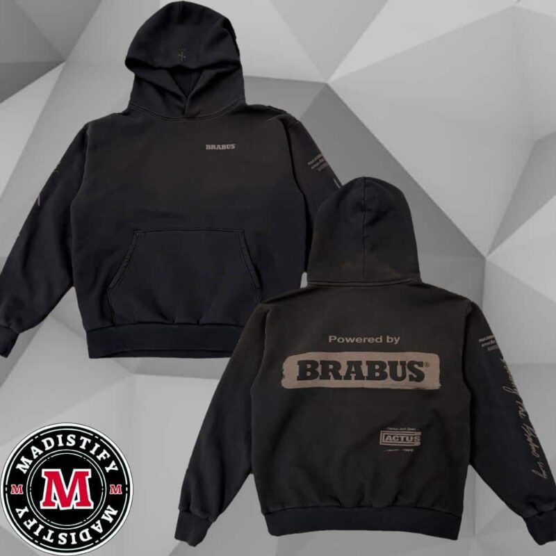 Travis Scott CJ X BRABUS HOODIE Merch Sweater Long Sleeve All Over 