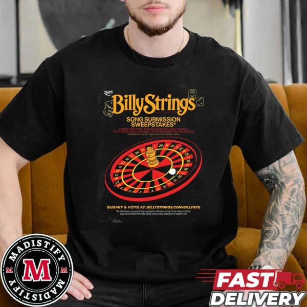 Billy Strings Somg Submission Sweepstakes On Dec 29 30 31 2024 At Uno Lakefront Arena New Orleans Unisex Essentials T-Shirt