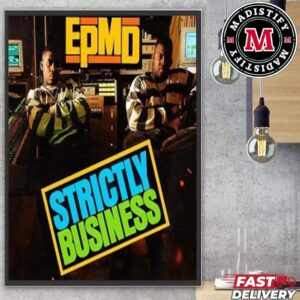 Eminem Rocking EPMD’s Strictly Business Album Poster Canvas Home Decor