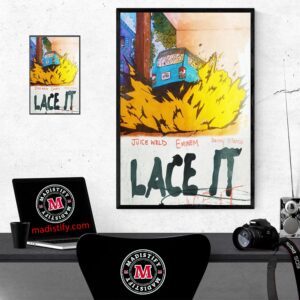 Lace It Juice WRLD ft Eminem And Benny Blanco In Final Album The Party Never Ends By Juice WRLD Home Decor Poster Canvas