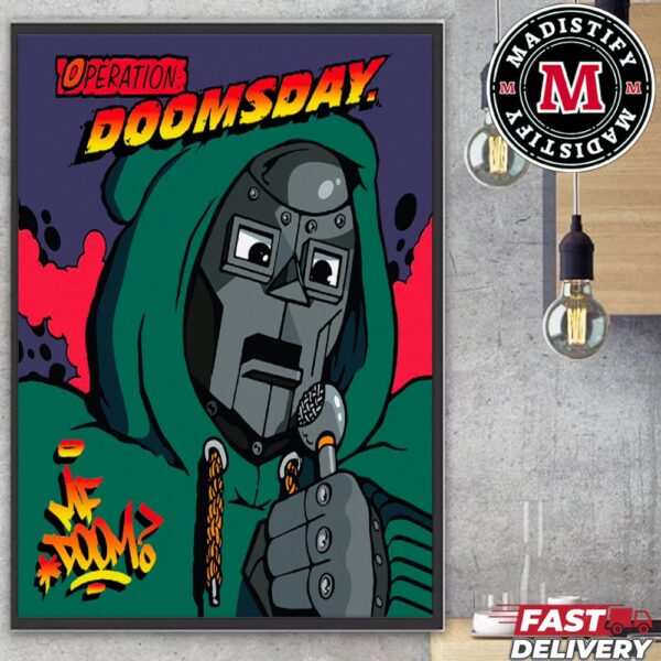 Mf Doom Operation Doomsday Import Vinyl Record MF DOOM Operation Doomsday 2LP Home Decor Poster Canvas