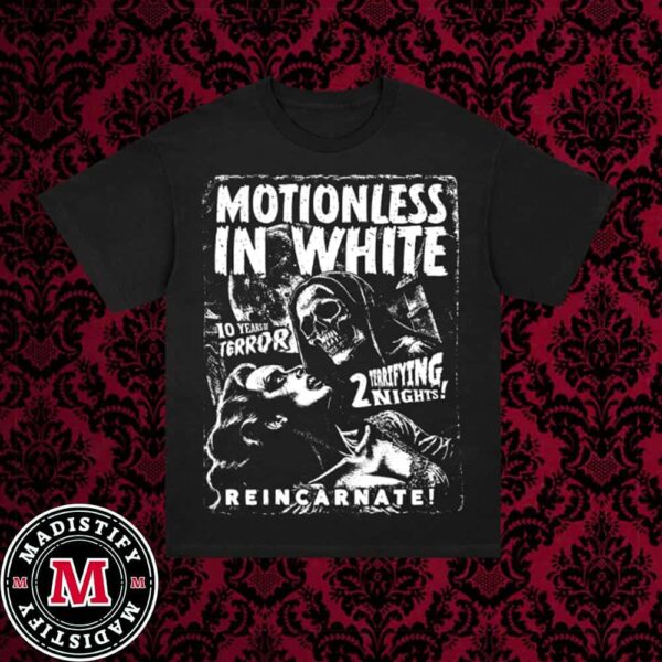 Motionless in White 10 Years Of Terror T-Shirt MIW Merch Unisex Essentials Shirt