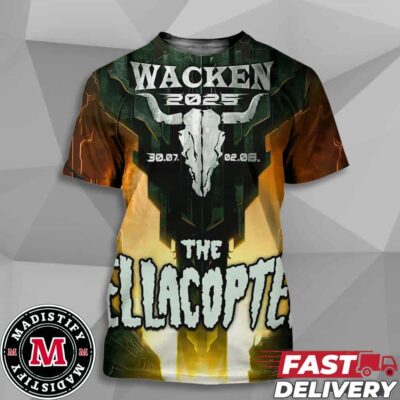 The Hellacopters Wacken Start On Jul 30th 2025 At Germany Unisex All Over Print T-Shirt