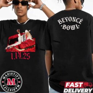 Beyonce Tour 1.14.25 Live Nation Confirms Beyonce Tour For 2025 Beyonce Bowl Cowboy Carter Essentials Two Sides T-Shirt