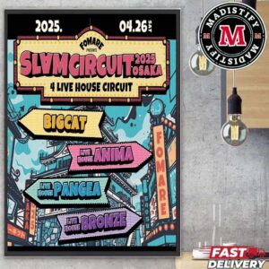 Fomare Presents Slam Circuit 2025 Osaka On April 26th Home Decor Poster Canvas