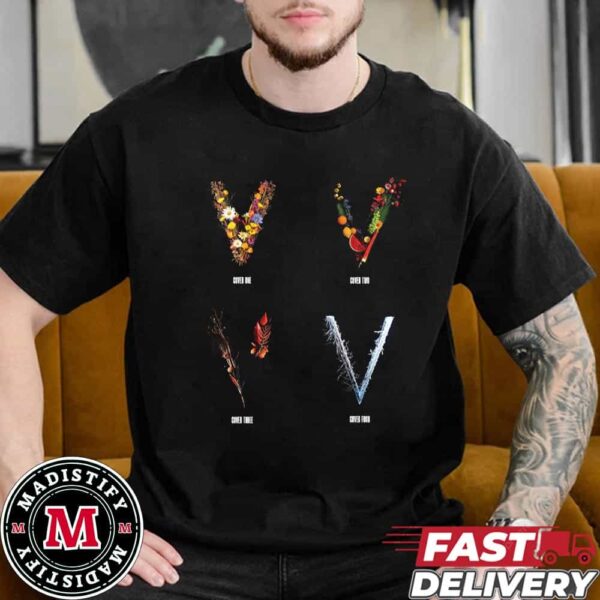 Lisa Cover Of V Magazine 2025 Full Fpur Cover Unisex Essentials Tee Shirt