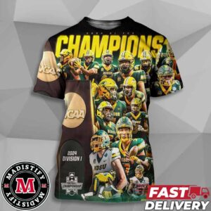 NDSU Football Champion National Championship NCAA 2024 Division I North Dakota State Bison Football Championship All Over Print T-Shirt Unisex