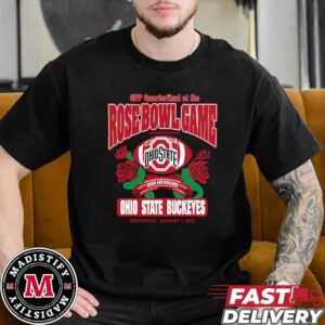 Ohio State Buckeyes College Football Playoff 2025 Rose Bowl Unisex Essentials T-Shirt