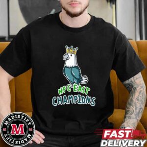 Philadelphia Eagles The King Of NFC East Champions NFL Playoffs 2024-2025 Merch By CornDoggyLoL Unisex Essentials T-Shirt