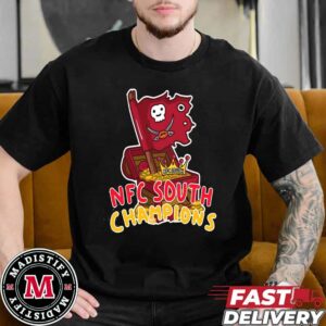 Tampa Bay Buccaneers The King Of NFC South Champions NFL Playoffs 2024-2025 Merch By CornDoggyLoL Unisex Essentials T-Shirt