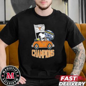 Texas Longhorns Goodyear Cotton Bowl Classic Champions College Football NCAA Season 2024-2025 College Football Playoff National Championship Unisex Essentials T-Shirt