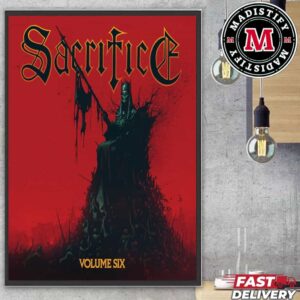 Sacrifice Volume Six 6th Album Out On February 21st 2025 From Toronto Ontario Canadian Thrash Metal Outfit Home Decor Poster Canvas