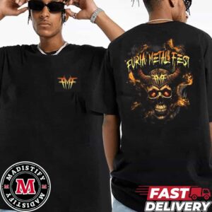 Furia Metal Fest 2025 Logo Merch Tee Shirt Two Sides