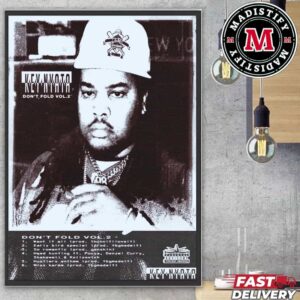 Key Nyata Don’t Fold Vol 2 Full Track List Release April 11st 2025 Home Decor Poster Canvas