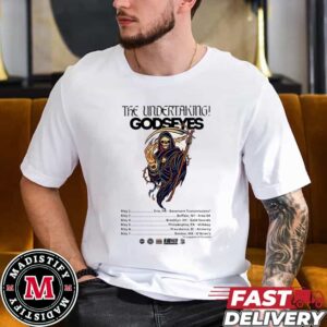 The Undertaking Godseyes Tour US On May 2025 With Unearth Essentials Tee Shirt Fan Gifts