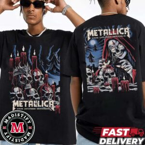Metallica Full Show Combine Poster On June 20 And 22 M72 Santa Clara Tour 2025 At Levi’s Stadium In Santa Clara CA Artist Brandon Heart Unisex T-Shirt