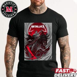 Metallica M72 Denver CO Pop-Up Shop Poster Art By Becky Cloonan On June 27 And 29 M72 Tour 2025 At Empower Field at Mile High T-Shirt