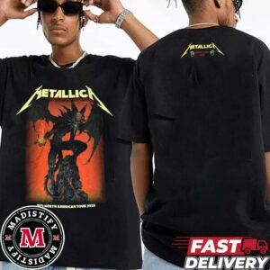 Metallica Santa Clara CA At Levis Stadium Tee Pop-Up Shop M72 Santa Clara On June 20 And 22 M72 North American Tour 2025 Two Sided Print Unisex T-Shirt